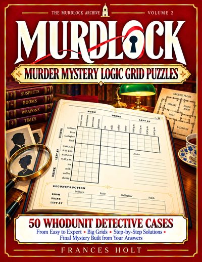 MURDLOCK Volume 2: Murder Mystery Logic Grid Puzzles